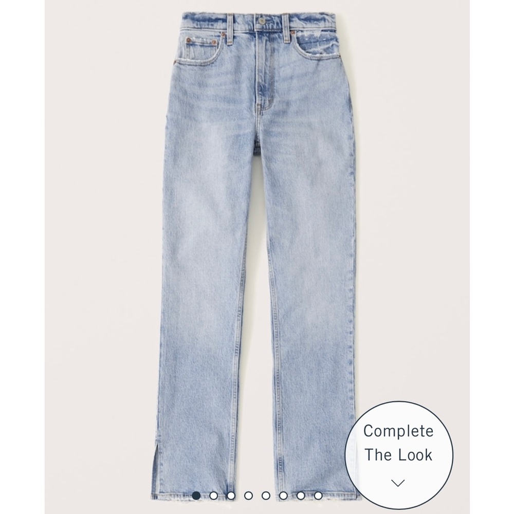 Abercrombie Ultra High Rise 90s Straight Jean